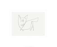 Kunstdruk Paul Klee - Le Petit Chat 60x50cm