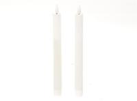 Dinerkaars LED vlam 24.5cm wit