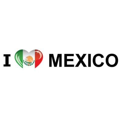 Sticker - I love Mexico - 19 x 4 cm - Mexico - landenthema