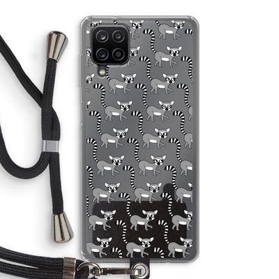 Makis: Samsung Galaxy A12 Transparant Hoesje met koord