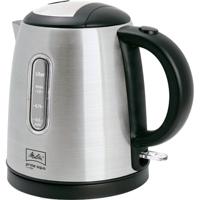 Melitta Prime Aqua Mini Top Waterkoker Snoerloos, BPA-vrij, Oververhittingsbeveiliging Aantal/Volume: 1 l Zilver