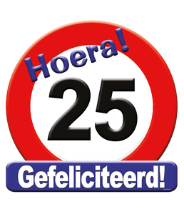 Huldeschild 25 jaar
