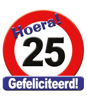 Huldeschild 25 jaar Huldeschild 25 jaar