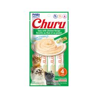 CIAO Churu Tuna with Chicken Recipe Kat Snack Kip, Tonijn 14 g - thumbnail