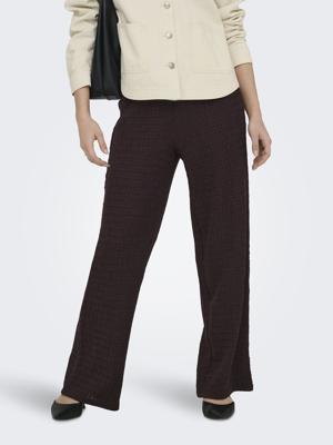 Only Onlilse Pant Structure Jrs Noos Broek Deep Mahogany