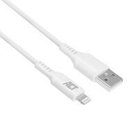 ACT AC3012 USB-A naar Apple Lightning Kabel | Laad- en Datakabel | MFI Gecertificeerd | 2 meter