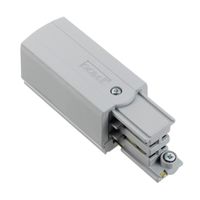 Aansluitconnector spanningsrail 3 fase rail links aluminium