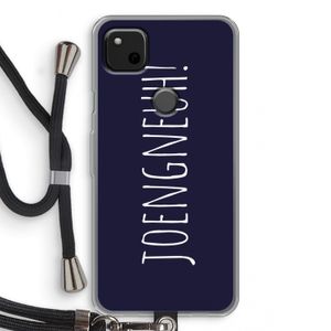 Joengneuh!: Pixel 4a Transparant Hoesje met koord