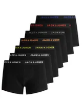Jack and Jones 7-Pack heren boxershort - Black - Onderbroeken heren - Ondergoed mannen katoen - Multipack - Voordeelverpakking