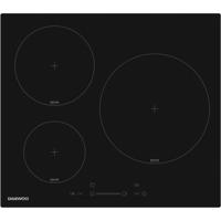 Inductiekookplaat - DAEWOO - 3 branders - 60 cm - Zwart