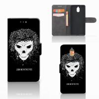 Telefoonhoesje met Naam Nokia 3.1 (2018) Skull Hair
