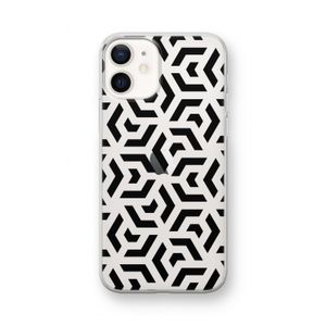 Crazy pattern: iPhone 12 mini Transparant Hoesje