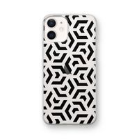 Crazy pattern: iPhone 12 mini Transparant Hoesje