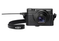 Sony RX100 leather case met mic jack opening (LCJRXKB.SYH) - thumbnail