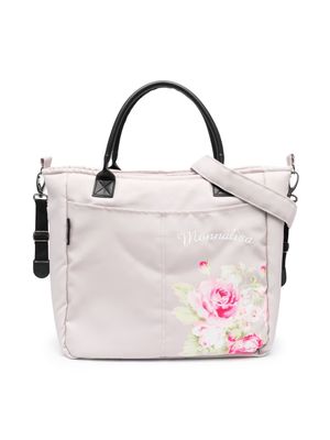 Monnalisa x Leclerc Baby sac à poussette à logo brodé - Tons neutres Monnalisa x Leclerc Baby sac à poussette à logo brodé - Tons neutres