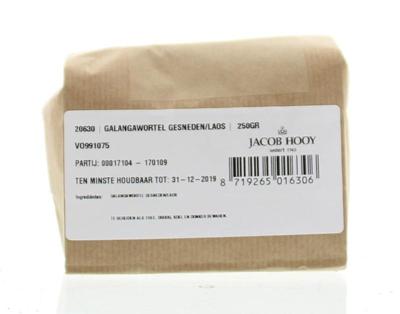 Jacob Hooy Galangawortel gesneden/laos 250 Gram Jacob Hooy Galangawortel gesneden/laos 250 Gram