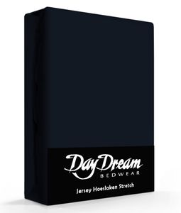 Day Dream Jersey Hoeslaken navy-180 x 200 cm