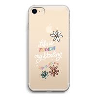 Tough Life: iPhone 7 Transparant Hoesje