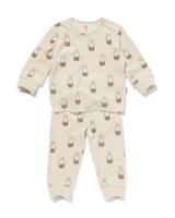 HEMA Nijntje Pyjama Velours Gebroken Wit (gebroken wit)