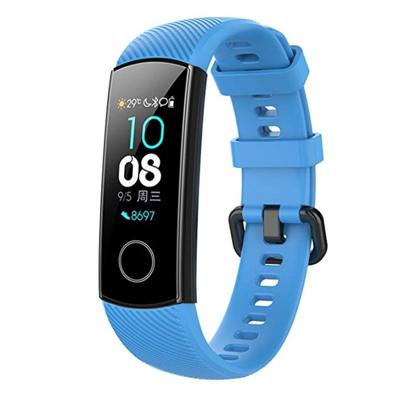 Slimme horloge siliconen polsband horlogeband voor Huawei Honor Band 4 (hemelsblauw)