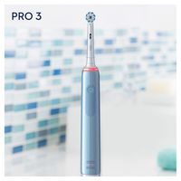 Oral-B Pro 3 - 3000 - Blauwe Elektrische Tandenborstel Ontworpen Door Braun - thumbnail