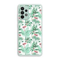 Flamingo bladeren: Samsung Galaxy A52s 5G Transparant Hoesje