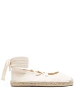 Polo Ralph Lauren espadrilles à lacets - Blanc