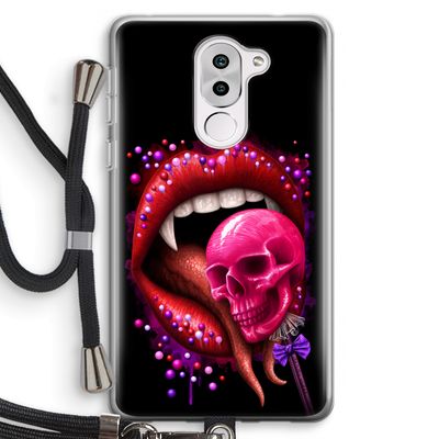 Dodelijk zoet: Honor 6X Transparant Hoesje met koord