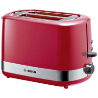 Bosch Haushalt TAT6A514 Broodrooster Met broodrekje Rood, RVS