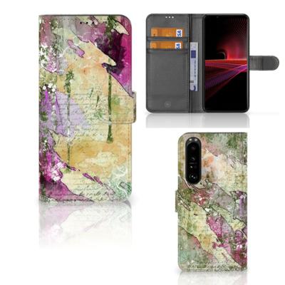 Hoesje Sony Xperia 1 III Letter Painting Hoesje Sony Xperia 1 III Letter Painting