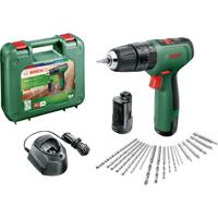 Bosch Home and Garden EasyImpact 1200 Accu-klopboormachine 2 snelheden Incl. 2 accus, Incl. accessoires, Incl. koffer