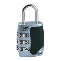 Combinatieslot IFAM C25S Zink Chroomstaal (2,6 cm)
