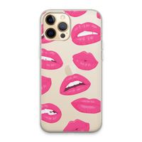 Bite my lip: iPhone 13 Pro Max Transparant Hoesje