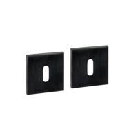 Intersteel Set van 2 sleutelrozettenTira vierkant zwart 53x53mm - 1323.103086