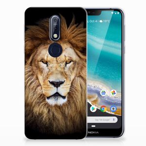 Nokia 7.1 TPU Hoesje Leeuw