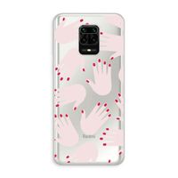 Hands pink: Xiaomi Redmi Note 10 Lite Transparant Hoesje