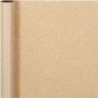 Rol inpakpapier/cadeaupapier - 1x - naturel/DIY - 500 x 50 cm   - - thumbnail