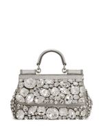 Dolce & Gabbana petit sac à main Sicily satiné KIM DOLCE&GABBANA - Argent