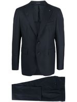 Tagliatore costume à veste à simple boutonnage - Bleu