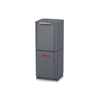 Joseph Joseph - Afvalemmer Totem Compact, 40 liter, Grijs - Joseph Joseph Intelligent Waste - thumbnail