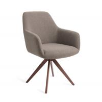 Jesper Home Eetkamerstoel 'Hiroo' Draaibaar, Turn Brown, kleur Foggy Fusion