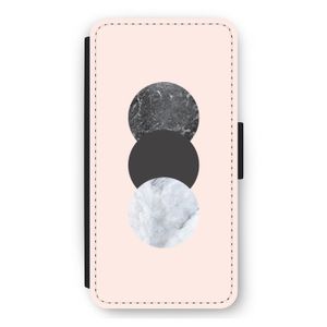 Marmeren cirkels: iPhone 11 Flip Hoesje