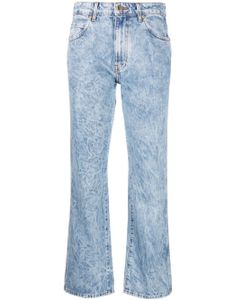 KHAITE Vivan bootcut-leg jeans - Bleu