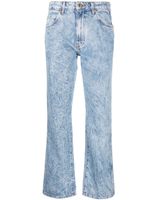 KHAITE Vivan bootcut-leg jeans - Bleu