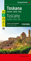 Wegenkaart - landkaart - Fietskaart 610 Toscane - Firenze - Florence | Freytag & Berndt - thumbnail