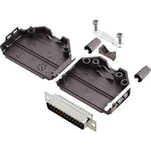 encitech DPPK25-BK-DBP-K 6355-0001-03 D-sub male connectorset 180 ° Aantal polen: 25 Soldeerkelk 1 set(s)