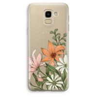 Floral bouquet: Samsung Galaxy J6 (2018) Transparant Hoesje - thumbnail