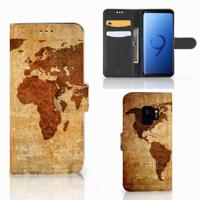 Samsung Galaxy S9 | Flip Cover | Wereldkaart