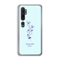 Bloom with grace: Xiaomi Mi Note 10 Pro Transparant Hoesje