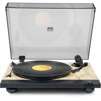 Platenspeler - THOMSON - TT702 - 33 en 45 toeren - Audio Technica AT91 element - Antiskating - Hout en zwart